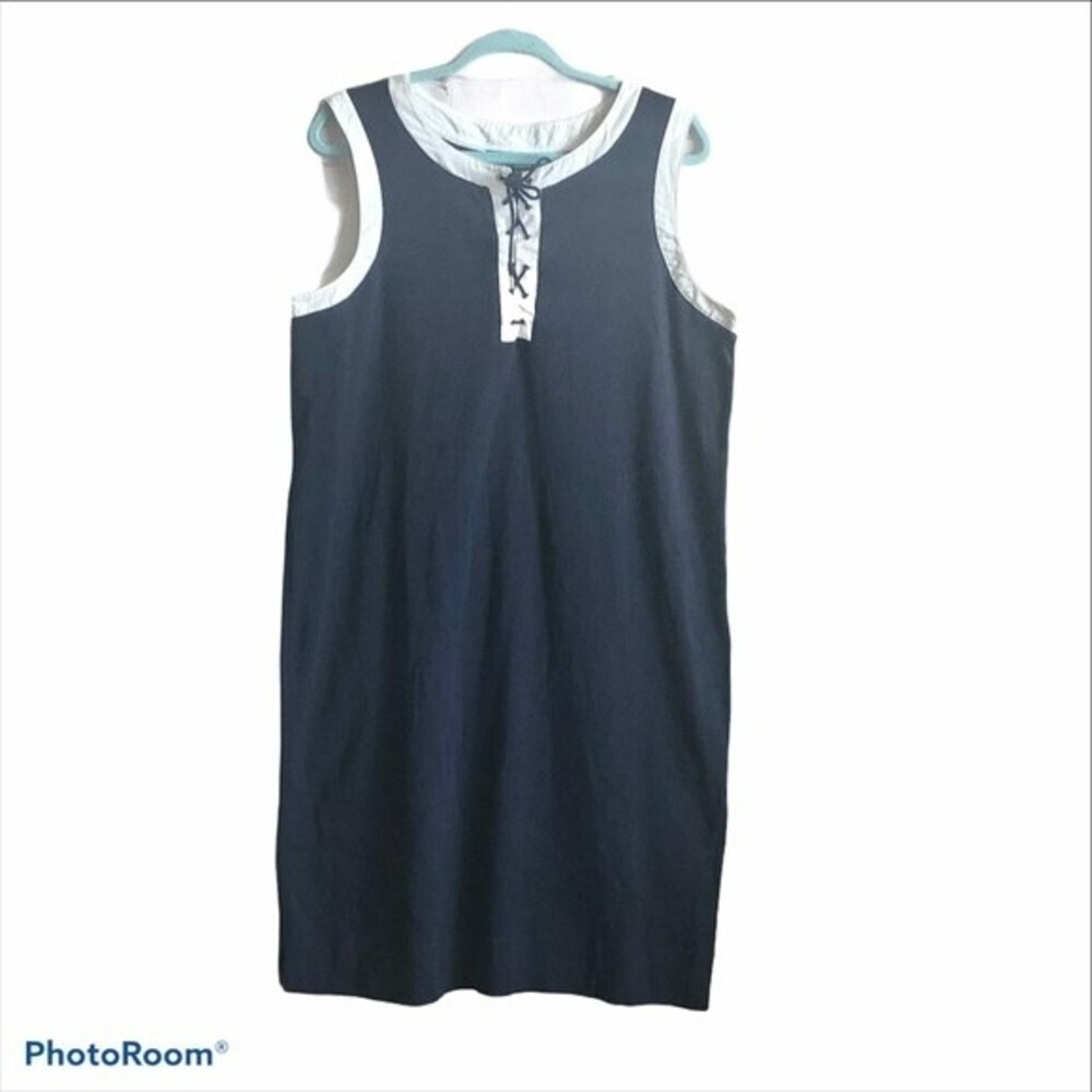 Ralph Lauren Dress Black white piping women’s size 1X